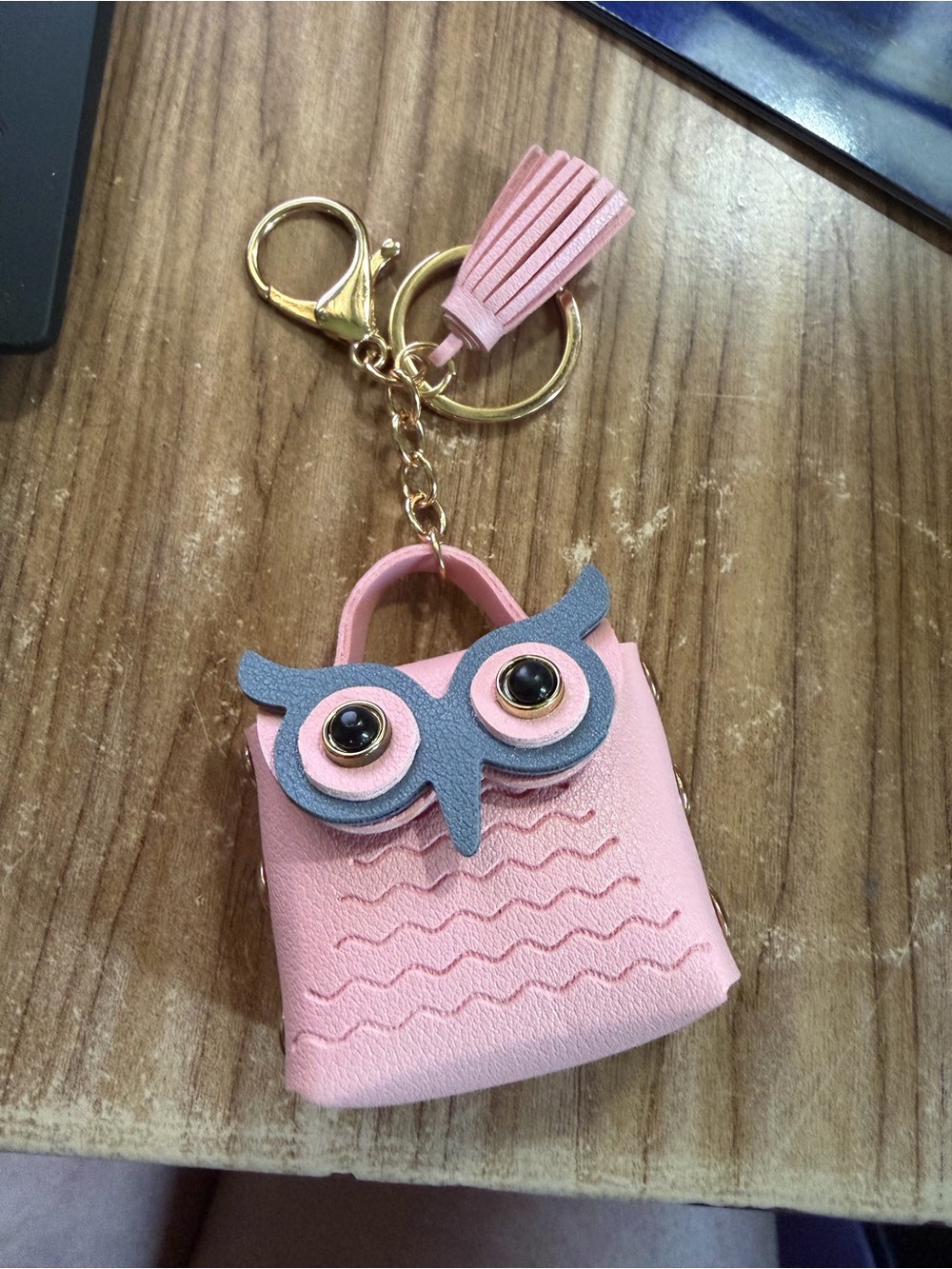 Mini owl keychain